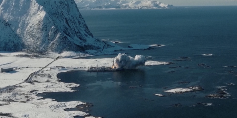 German startup’s space rocket explodes seconds after takeoff from Norway